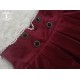 Miss Point Rose Doll Velvet High Waist Corset Skirt(Reservation/Full Payment Without Shipping)